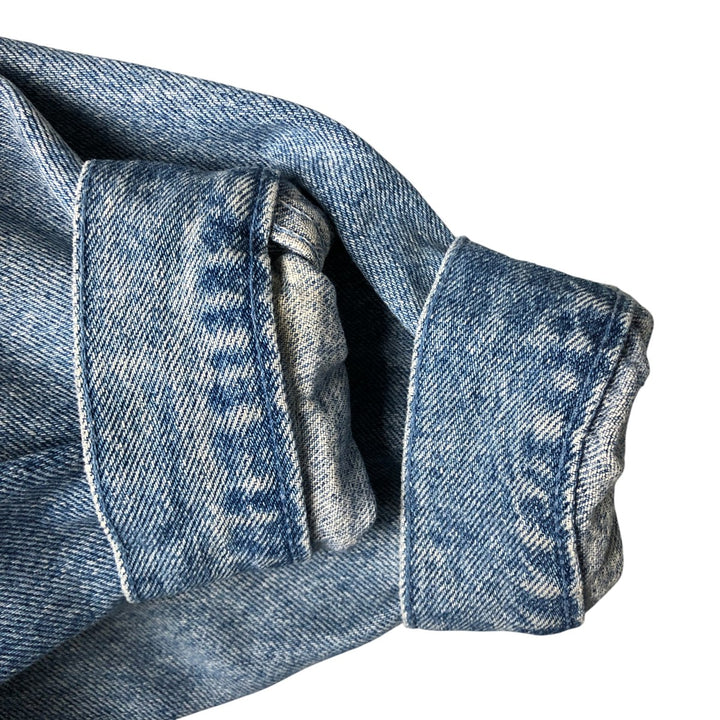 Vintage 1990'S Levi's 70598-4891 Large Patch Denim Jacket, Made in USA, Men's Size Medium cotton blue type Vintage Second Hand