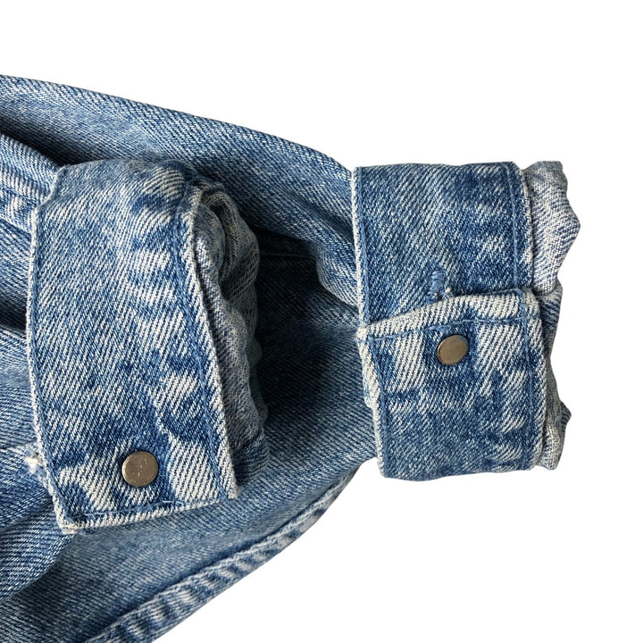 Vintage 1990'S Levi's 70598-4891 Large Patch Denim Jacket, Made in USA, Men's Size Medium cotton blue type Vintage Second Hand