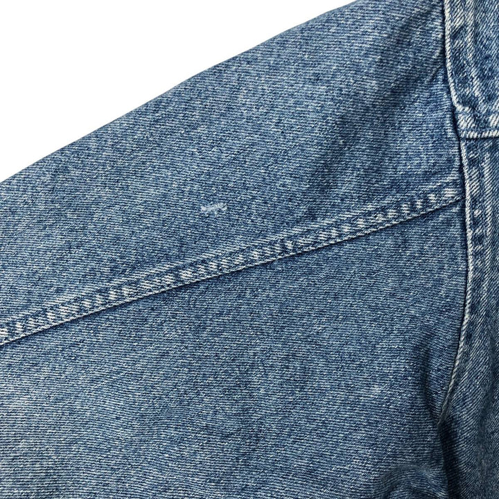 Vintage 1990'S Levi's 70598-4891 Large Patch Denim Jacket, Made in USA, Men's Size Medium cotton blue type Vintage Second Hand