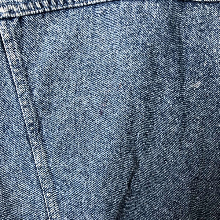 Vintage 1990'S Levi's 70598-4891 Large Patch Denim Jacket, Made in USA, Men's Size Medium cotton blue type Vintage Second Hand