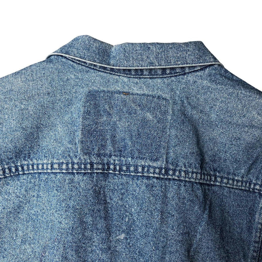 Vintage 1990'S Levi's 70598-4891 Large Patch Denim Jacket, Made in USA, Men's Size Medium cotton blue type Vintage Second Hand
