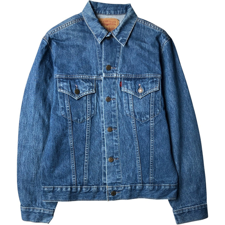 90'S Levi's 75505-0211 denim jacket, made in Canada, men's size M, vintage unclear blue type Vintage Second Hand
