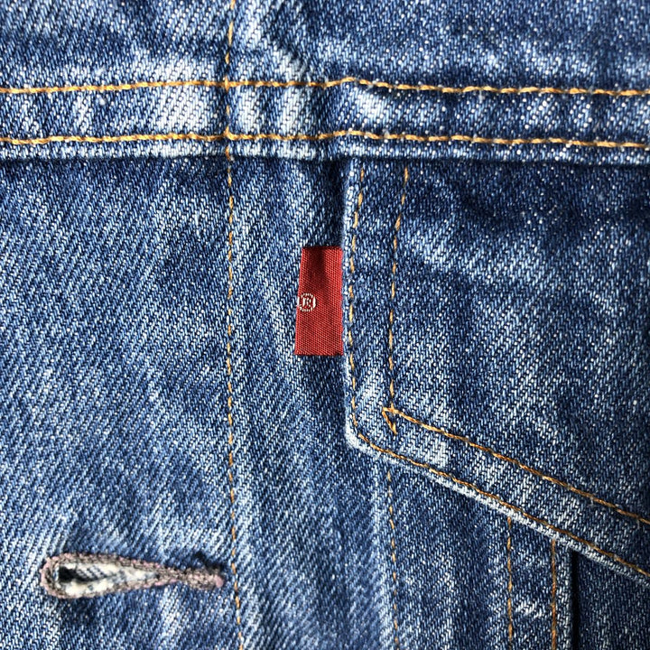 90'S Levi's 75505-0211 denim jacket, made in Canada, men's size M, vintage unclear blue type Vintage Second Hand