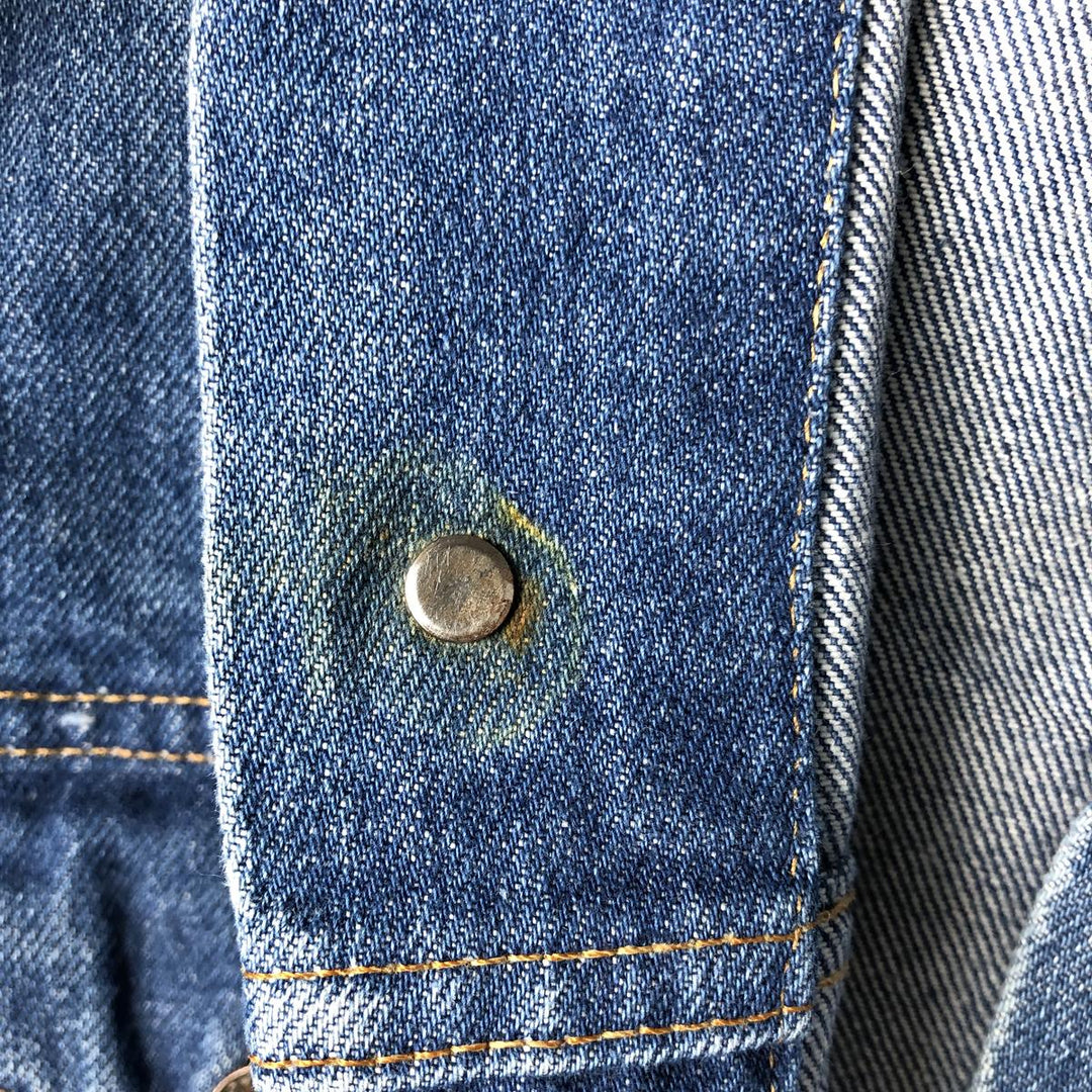 90'S Levi's 75505-0211 denim jacket, made in Canada, men's size M, vintage unclear blue type Vintage Second Hand