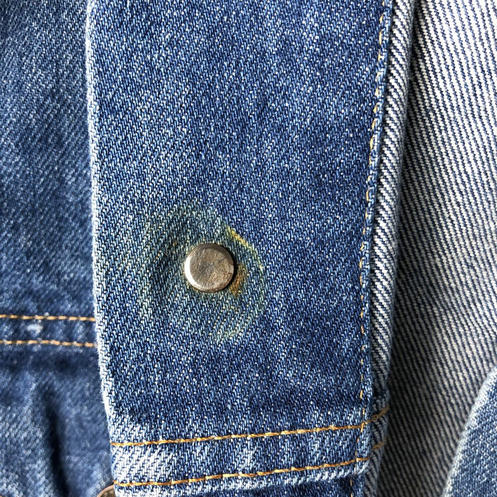 90'S Levi's 75505-0211 denim jacket, made in Canada, men's size M, vintage unclear blue type Vintage Second Hand
