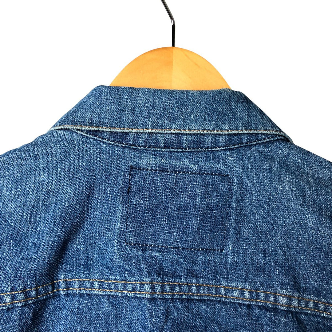 90'S Levi's 75505-0211 denim jacket, made in Canada, men's size M, vintage unclear blue type Vintage Second Hand
