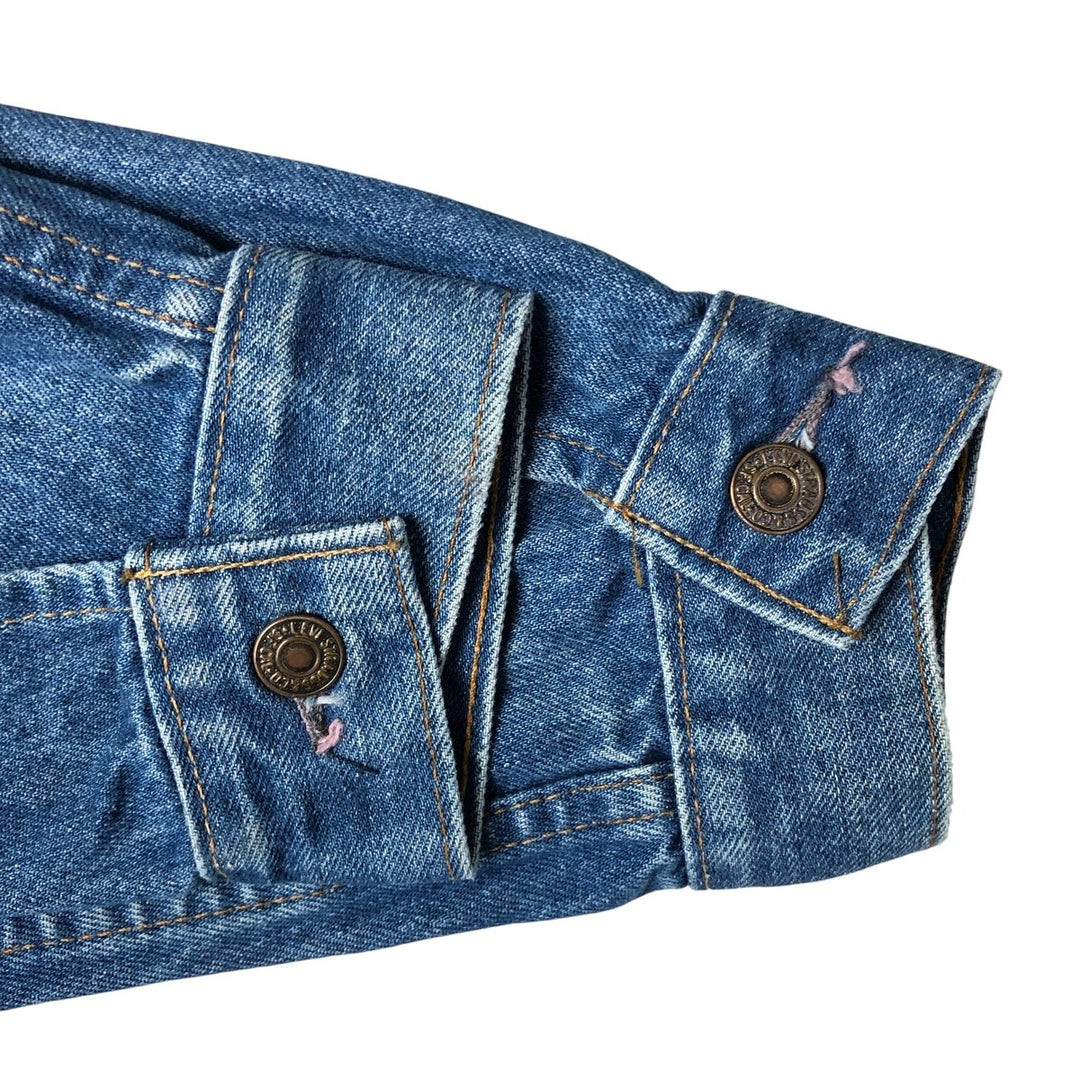 90'S Levi's 75505-0211 denim jacket, made in Canada, men's size M, vintage unclear blue type Vintage Second Hand