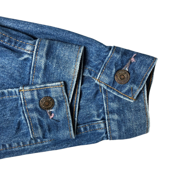 90'S Levi's 75505-0211 denim jacket, made in Canada, men's size M, vintage unclear blue type Vintage Second Hand