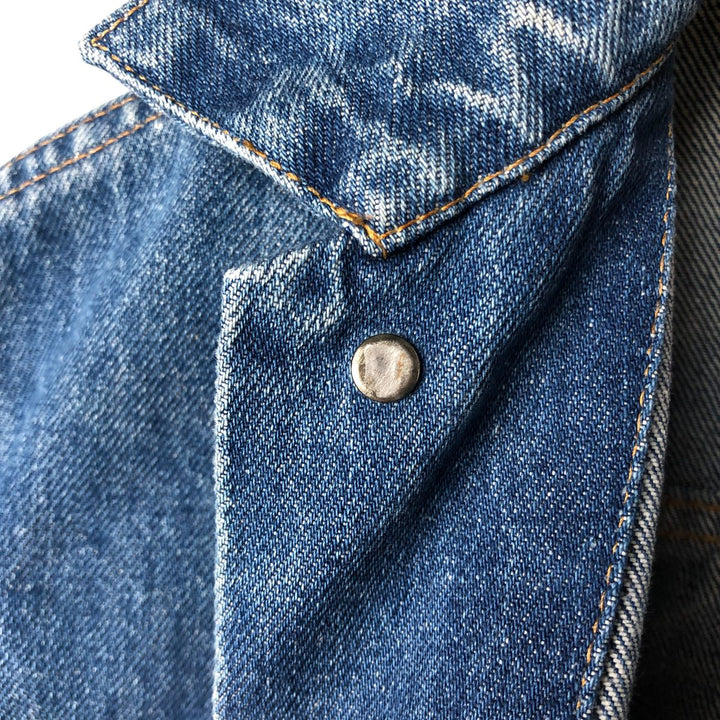 90'S Levi's 75505-0211 denim jacket, made in Canada, men's size M, vintage unclear blue type Vintage Second Hand