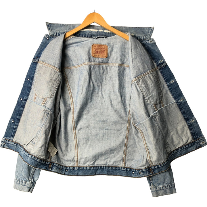 90'S Levi's 70503-0461 Denim Jacket, Men's XXL, Vintage cotton blue type Vintage Second Hand