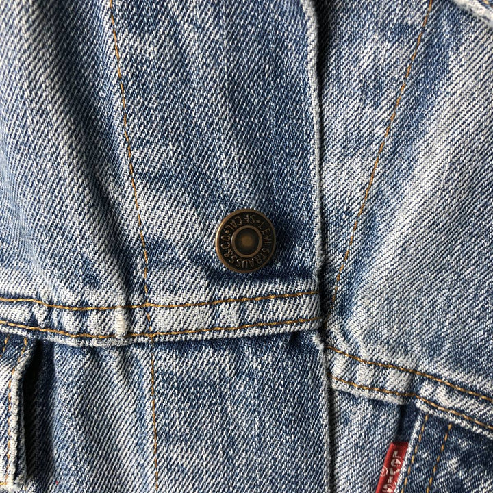 90'S Levi's 70503-0461 Denim Jacket, Men's XXL, Vintage cotton blue type Vintage Second Hand