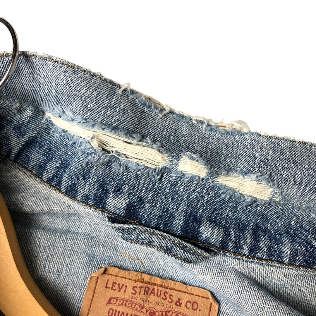 90'S Levi's 70503-0461 Denim Jacket, Men's XXL, Vintage cotton blue type Vintage Second Hand