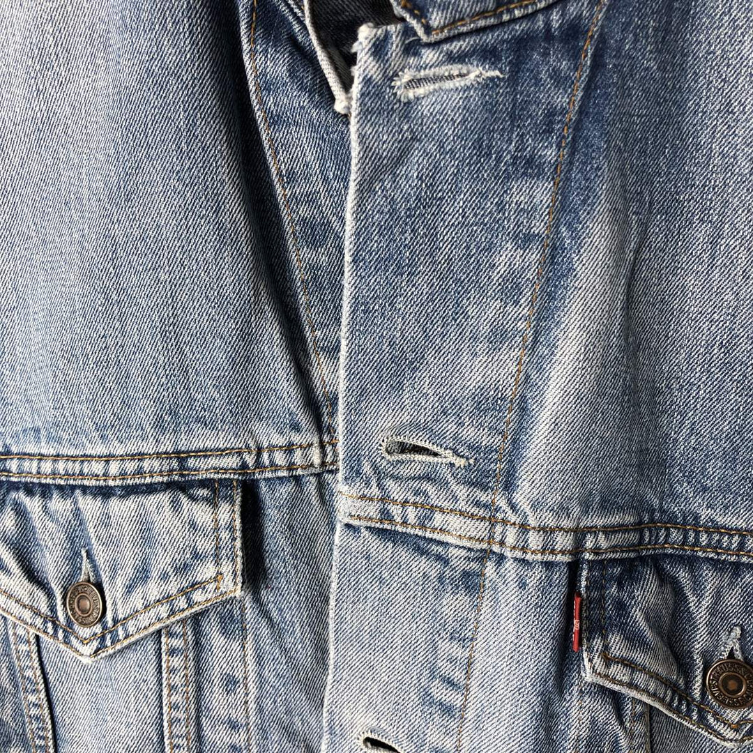 90'S Levi's 70503-0461 Denim Jacket, Men's XXL, Vintage cotton blue type Vintage Second Hand