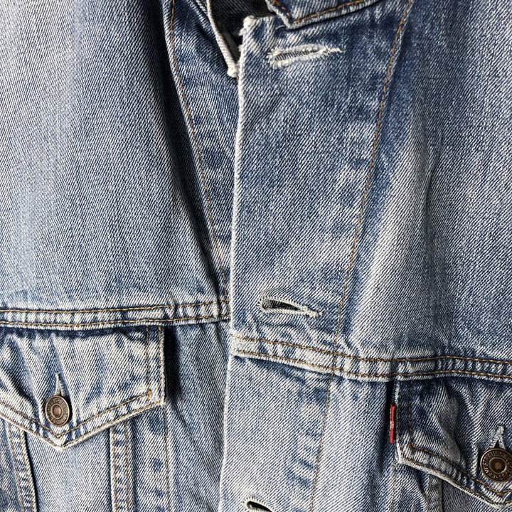 90'S Levi's 70503-0461 Denim Jacket, Men's XXL, Vintage cotton blue type Vintage Second Hand