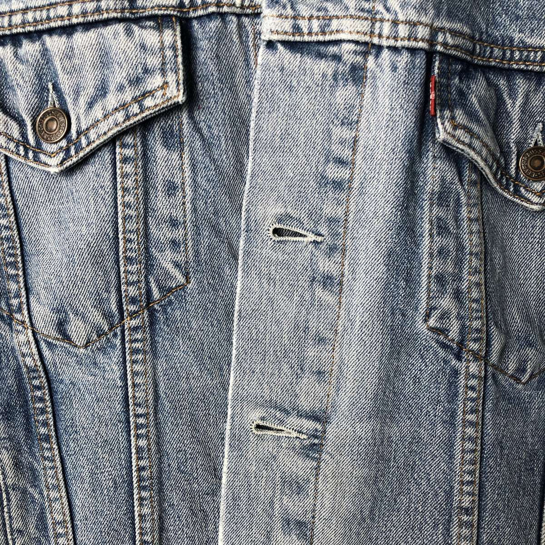 90'S Levi's 70503-0461 Denim Jacket, Men's XXL, Vintage cotton blue type Vintage Second Hand