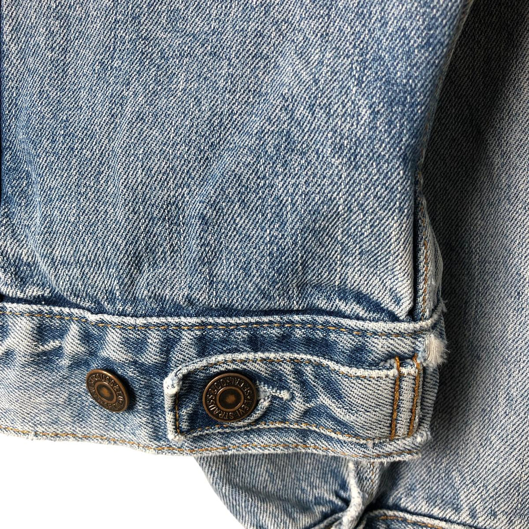 90'S Levi's 70503-0461 Denim Jacket, Men's XXL, Vintage cotton blue type Vintage Second Hand
