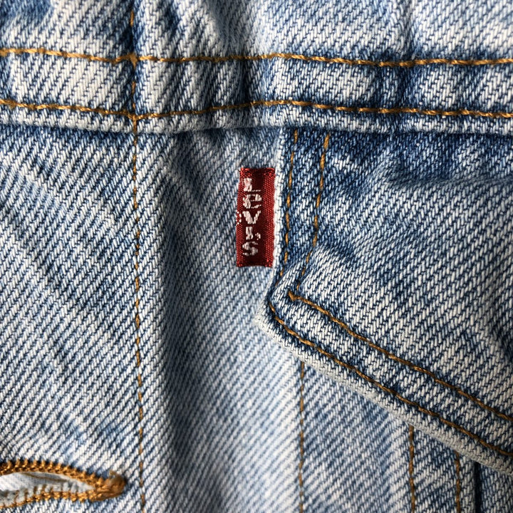 90'S Levi's 70507-0334 denim jacket, denim jacket, made in USA, men's size M, vintage cotton blue type Vintage Second Hand