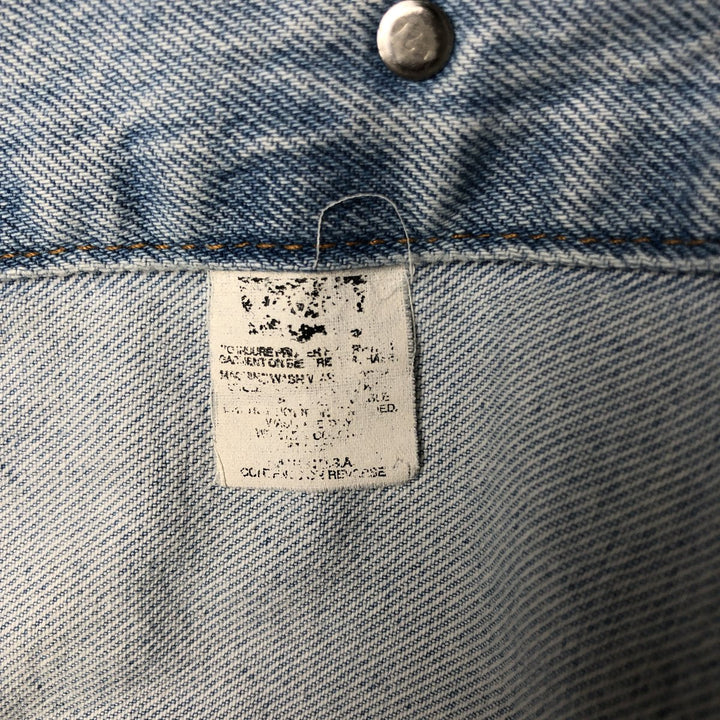 90'S Levi's 70507-0334 denim jacket, denim jacket, made in USA, men's size M, vintage cotton blue type Vintage Second Hand