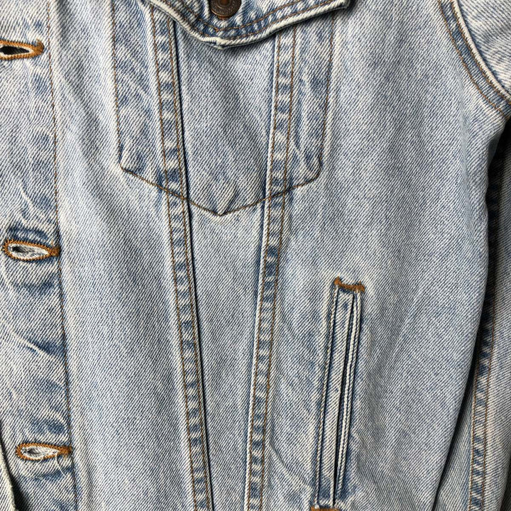 90'S Levi's 70507-0334 denim jacket, denim jacket, made in USA, men's size M, vintage cotton blue type Vintage Second Hand