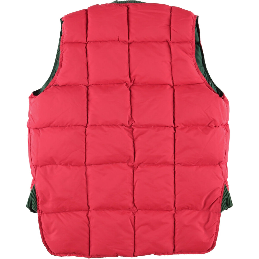 Vintage reversible padded vest, men's size M unclear green type Vintage Second Hand