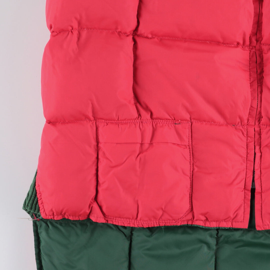 Vintage reversible padded vest, men's size M unclear green type Vintage Second Hand