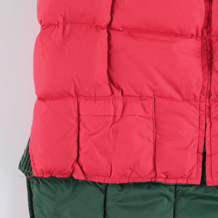 Vintage reversible padded vest, men's size M unclear green type Vintage Second Hand