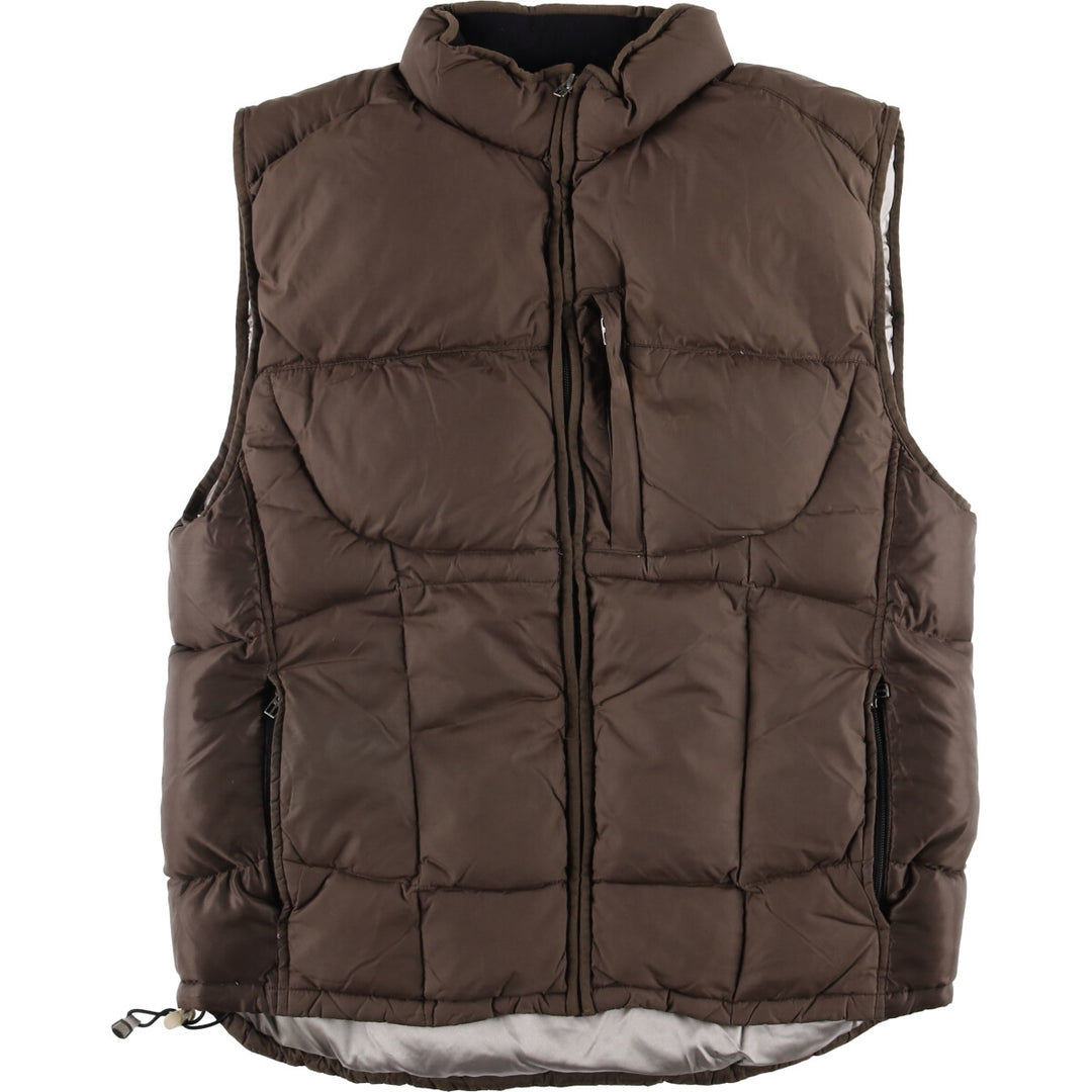 2000'S GAP padded ripstop vest, men's size M unclear brown type Vintage Second Hand