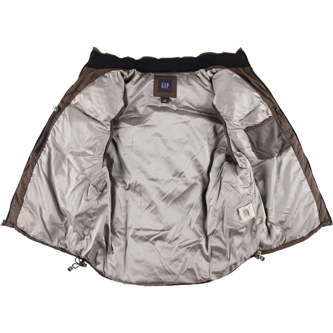 2000'S GAP padded ripstop vest, men's size M unclear brown type Vintage Second Hand