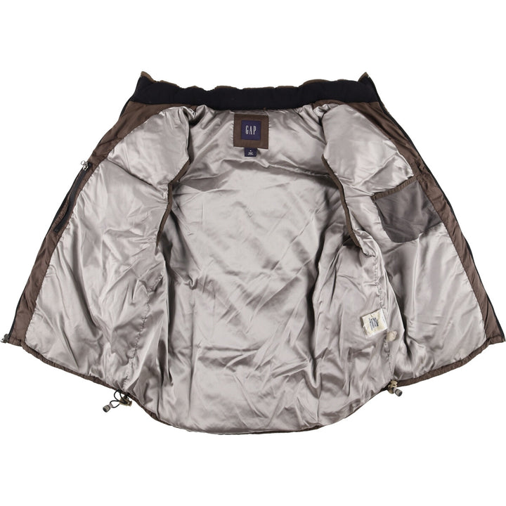 2000'S GAP padded ripstop vest, men's size M unclear brown type Vintage Second Hand
