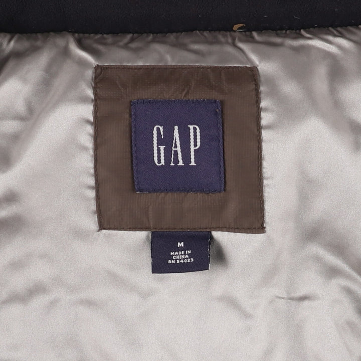 2000'S GAP padded ripstop vest, men's size M unclear brown type Vintage Second Hand