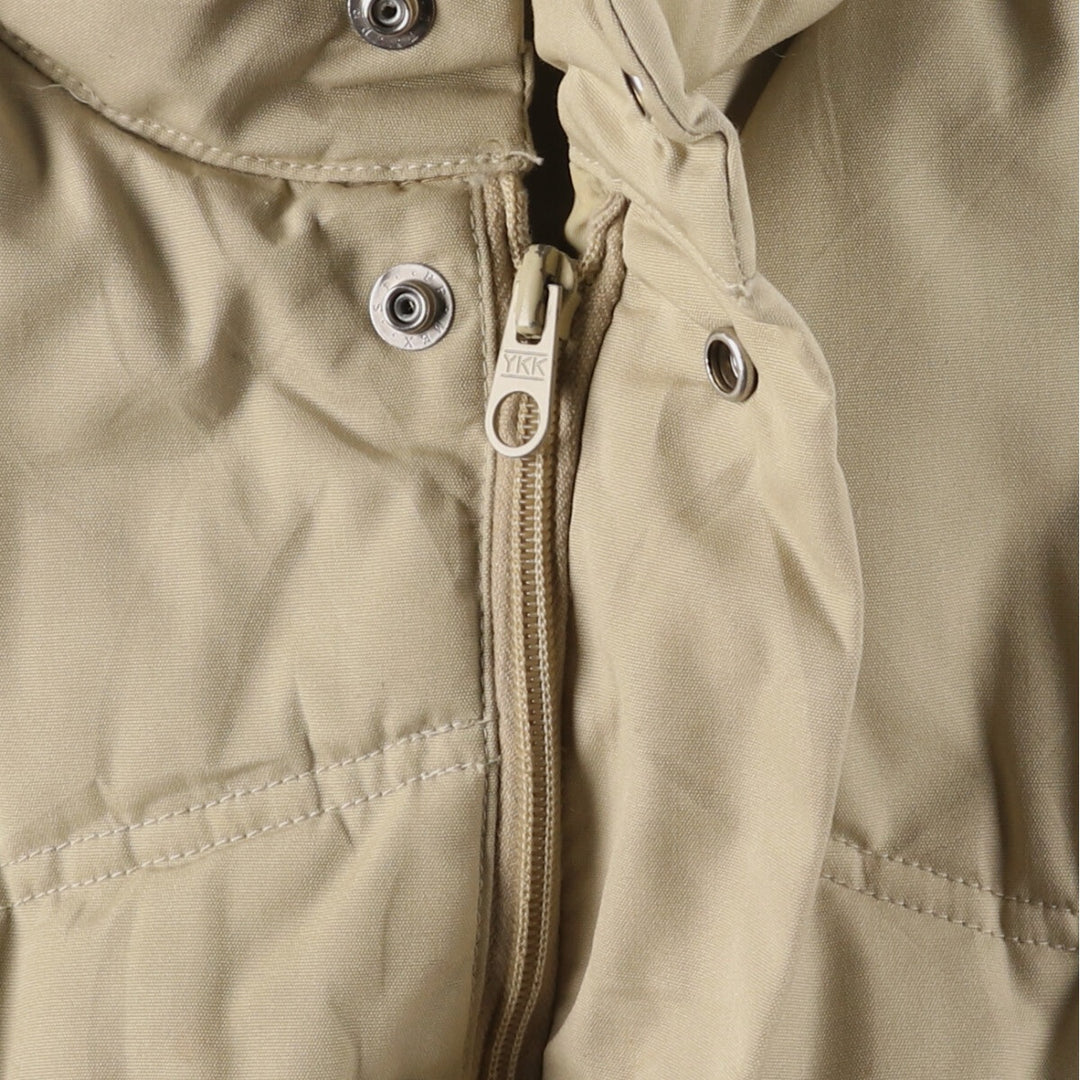 Vintage 1980'S Campus Rugged Country padded down vest, size M, men's polyester Beige type Vintage Second Hand