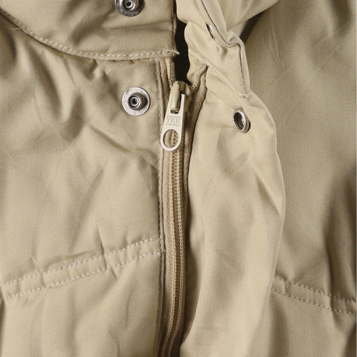 Vintage 1980'S Campus Rugged Country padded down vest, size M, men's polyester Beige type Vintage Second Hand