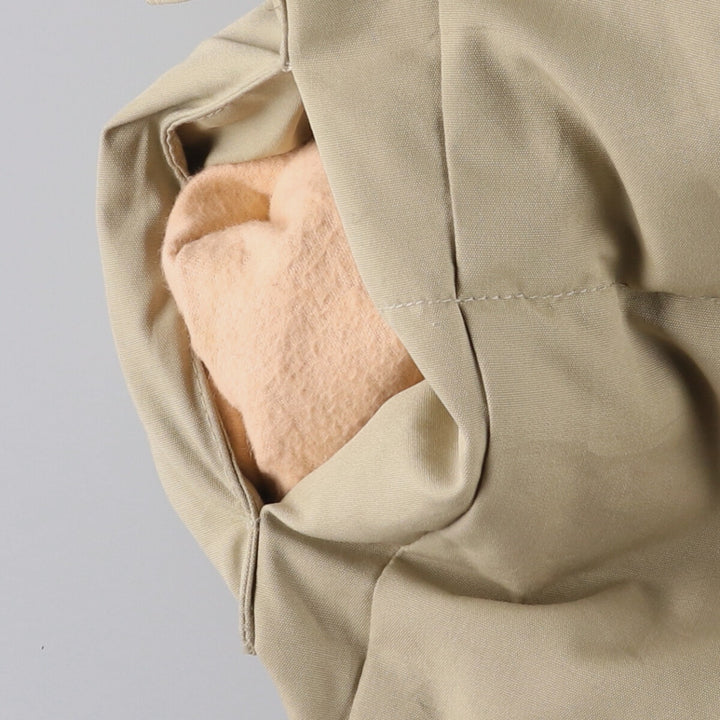 Vintage 1980'S Campus Rugged Country padded down vest, size M, men's polyester Beige type Vintage Second Hand