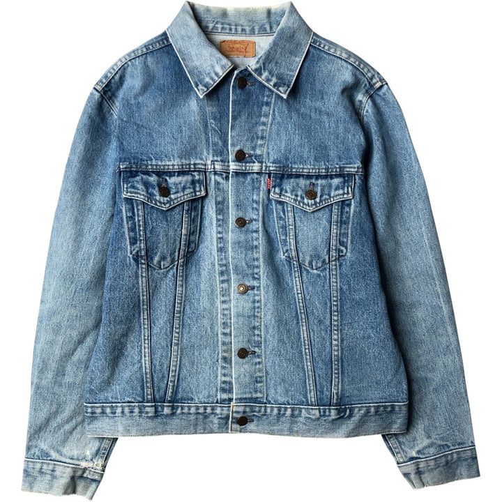 ~90'S Levi's denim jacket, denim jacket, men's size M, vintage unclear blue type Vintage Second Hand