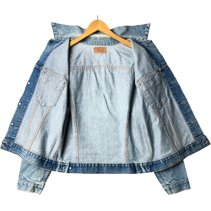 ~90'S Levi's denim jacket, denim jacket, men's size M, vintage unclear blue type Vintage Second Hand