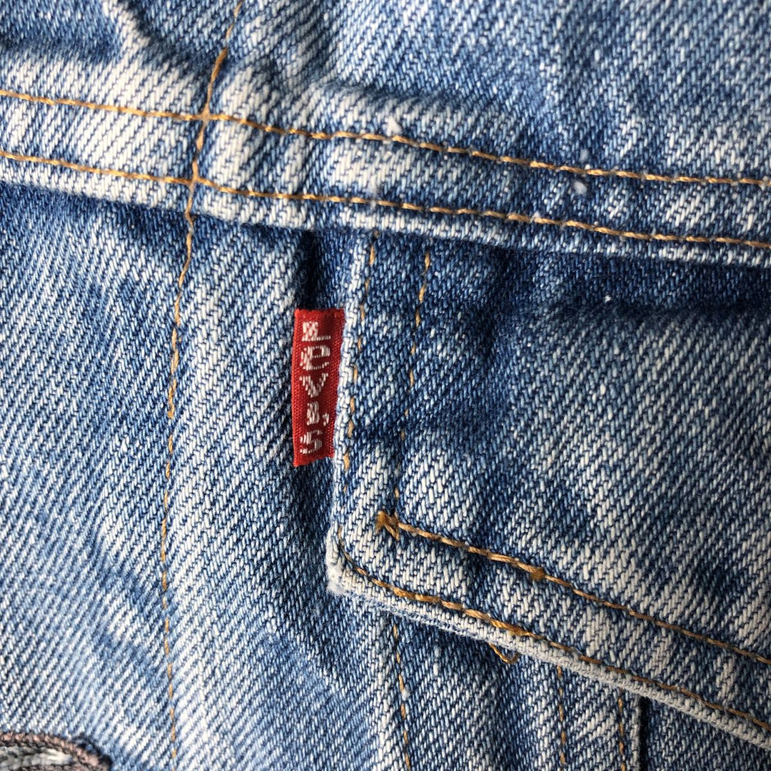 ~90'S Levi's denim jacket, denim jacket, men's size M, vintage unclear blue type Vintage Second Hand