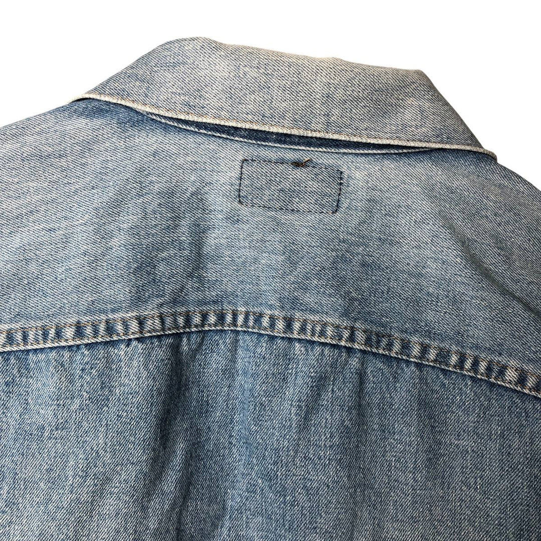~90'S Levi's denim jacket, denim jacket, men's size M, vintage unclear blue type Vintage Second Hand