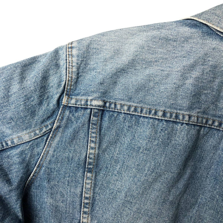 ~90'S Levi's denim jacket, denim jacket, men's size M, vintage unclear blue type Vintage Second Hand