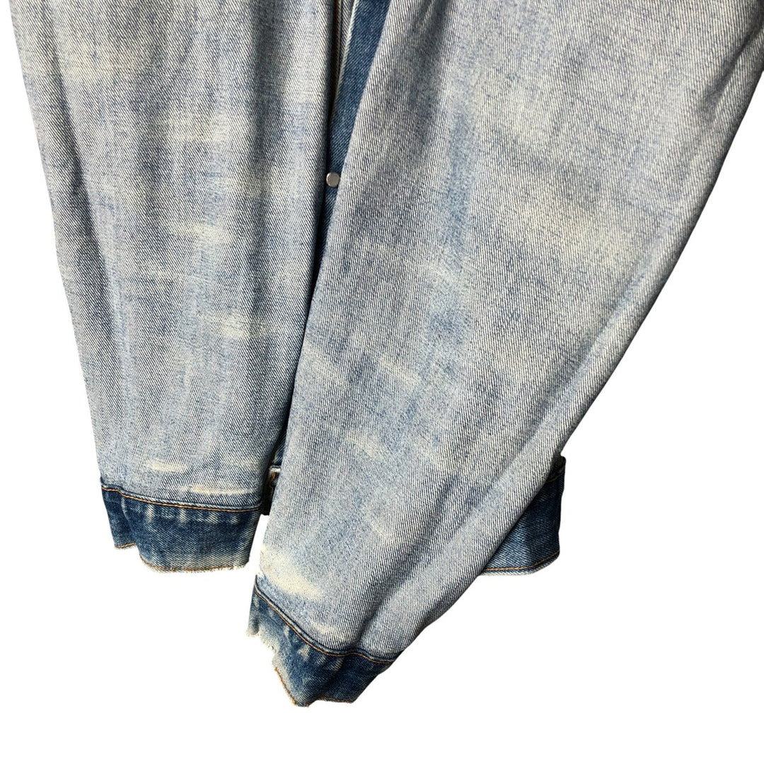 ~90'S Levi's denim jacket, denim jacket, men's size M, vintage unclear blue type Vintage Second Hand