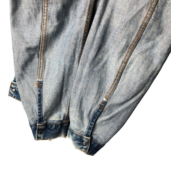 ~90'S Levi's denim jacket, denim jacket, men's size M, vintage unclear blue type Vintage Second Hand