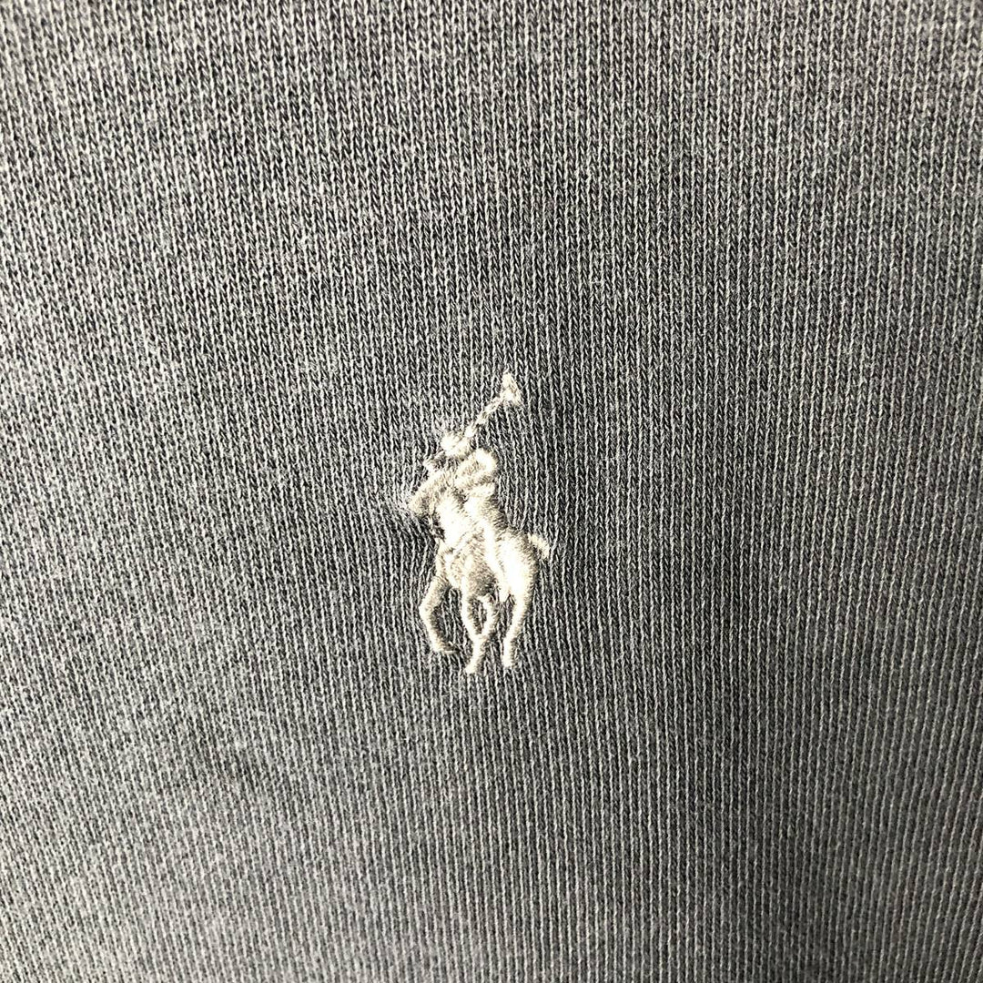 Ralph Lauren POLO RALPH LAUREN Sweatshirt Pullover Hoodie Men's XL cotton Charcoal Vintage Second Hand
