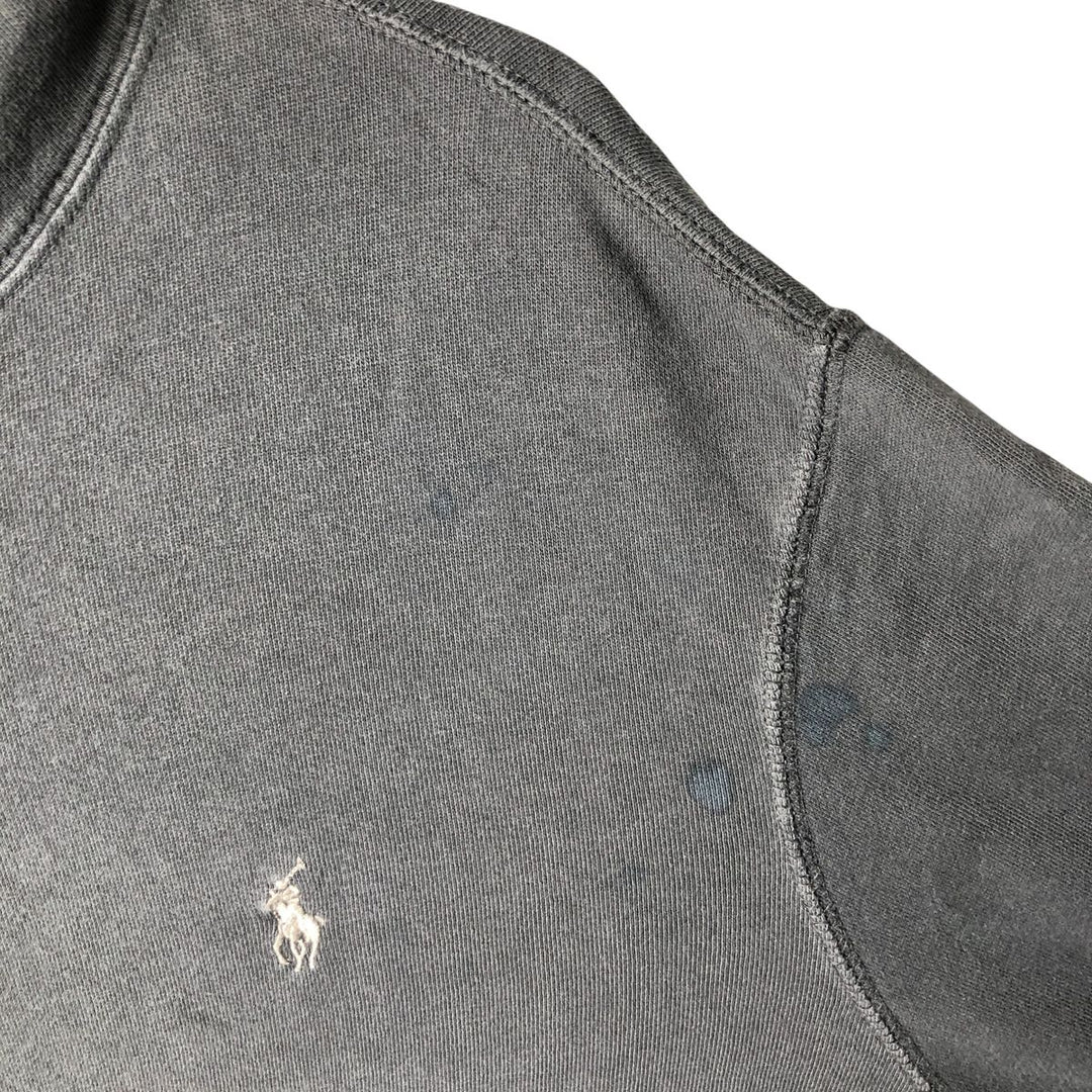 Ralph Lauren POLO RALPH LAUREN Sweatshirt Pullover Hoodie Men's XL cotton Charcoal Vintage Second Hand