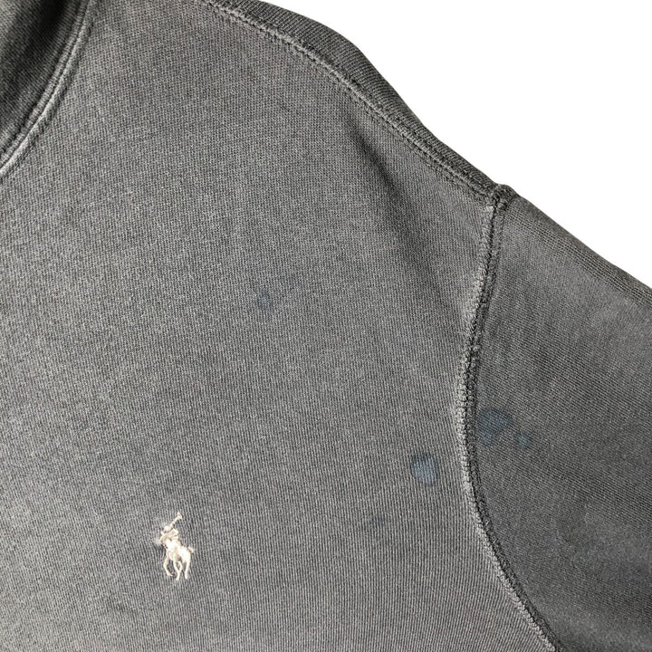 Ralph Lauren POLO RALPH LAUREN Sweatshirt Pullover Hoodie Men's XL cotton Charcoal Vintage Second Hand