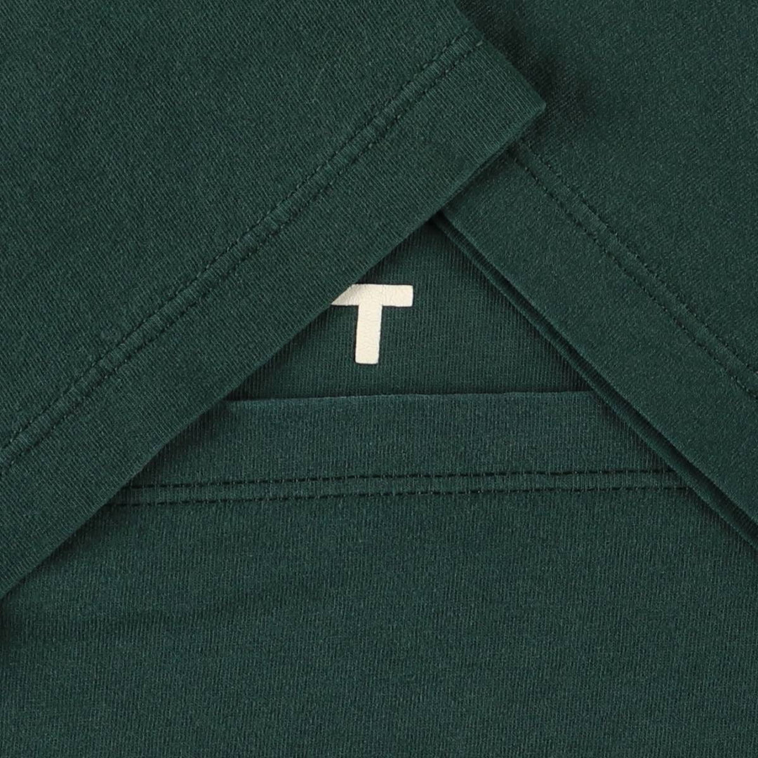 Vintage 90'S Nautica short-sleeved printed T-shirt, Made in USA, Men's Size Medium cotton Green type dark green Vintage Second Hand