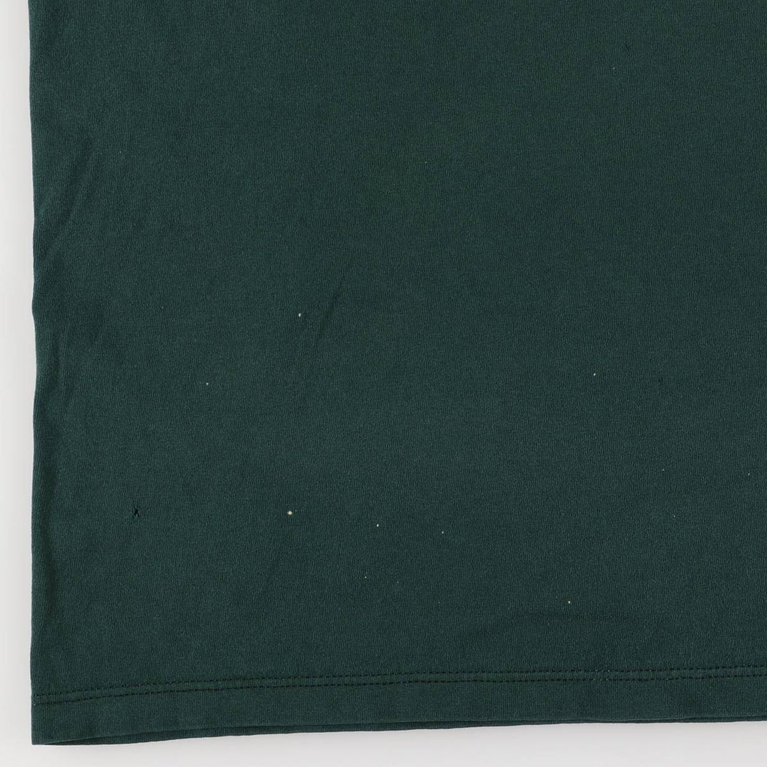 Vintage 90'S Nautica short-sleeved printed T-shirt, Made in USA, Men's Size Medium cotton Green type dark green Vintage Second Hand