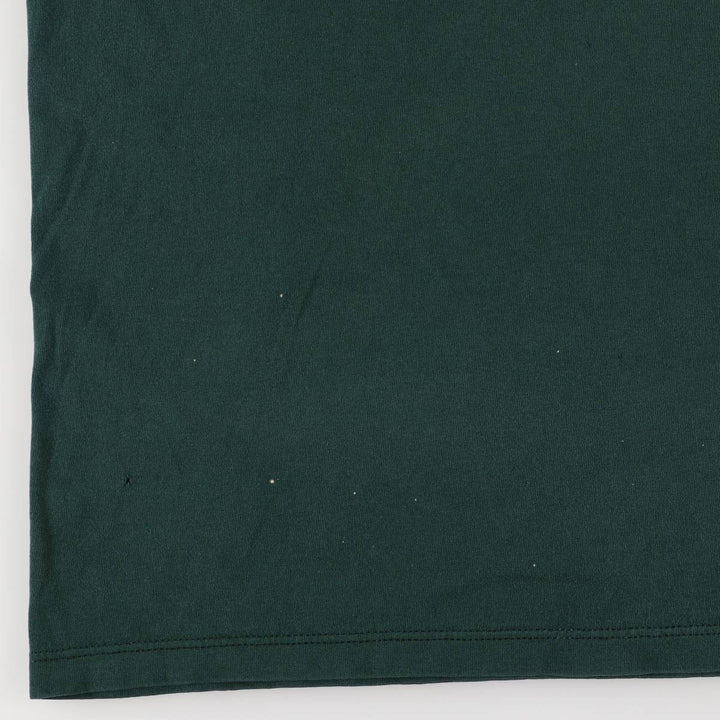 Vintage 90'S Nautica short-sleeved printed T-shirt, Made in USA, Men's Size Medium cotton Green type dark green Vintage Second Hand