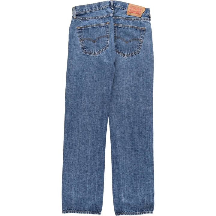 Levi's 501 straight denim pants for men, size W33 cotton blue type Vintage Second Hand