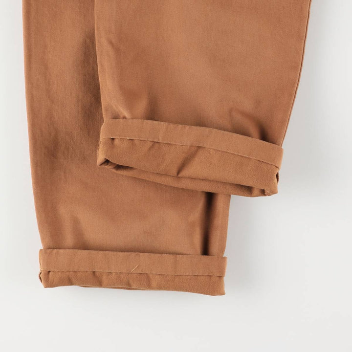 Burberry's BURBERRY LONDON two-pleat chino pants, men's size W34 cotton brown type Vintage Second Hand