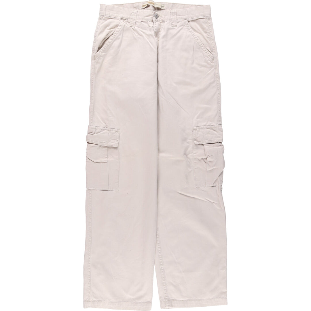 Levi's SILVER TAB Khakis Chino Cargo Pants, Men's, Size W33 cotton Beige type Vintage Second Hand