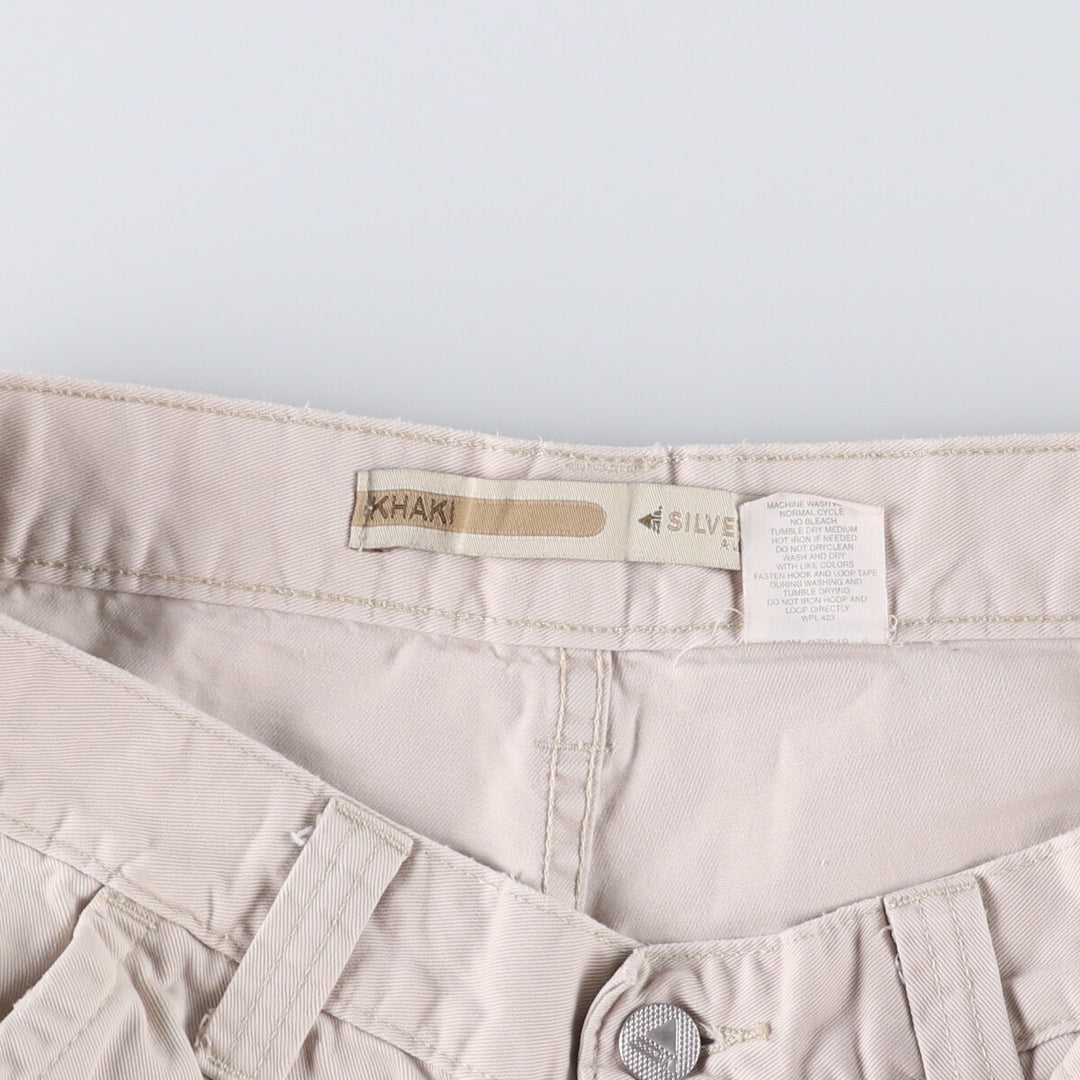 Levi's SILVER TAB Khakis Chino Cargo Pants, Men's, Size W33 cotton Beige type Vintage Second Hand
